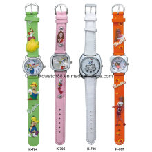 Cheap Silicone 3D Cartoon Band Children Watch for Promotional Gift